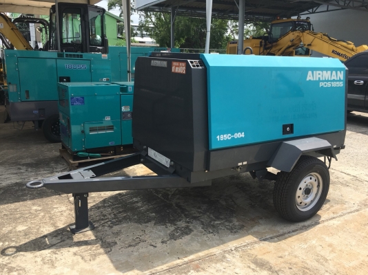 Airman PDS185S-6C2 : 185CFM 7บาร์ เครื่องปั๊มลมญี่ปุ่น_ 5 units โทร. 080-6565422 (หนิง)