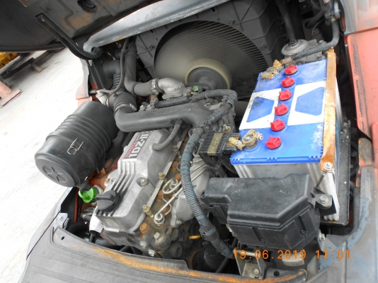 ขายรถฟอร์คลิฟต์มือสองถูกๆจ้า TOYOTA 8FD30 ดีเซล 3.0ตัน เสา4.5เมตรเข้าตู้