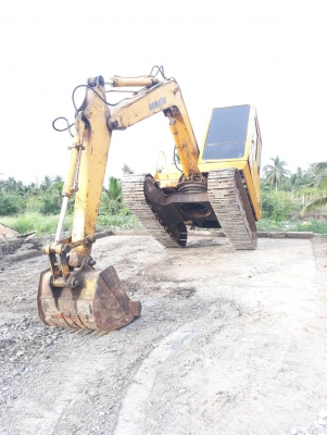 Komatsu PC60-5 เครื่องเดิม ปั๊มเดิม ตัวเดินอย่างทน ตัวเดินฮิตาชิ โซ่หนา ใบแทร็ก 45 cm เอกสารซื้อขาย