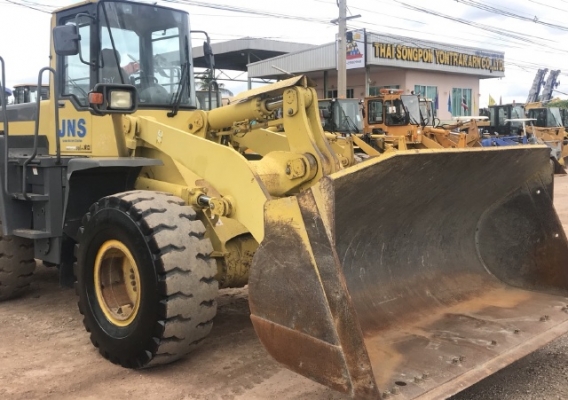 ขายรถตักล้อยาง KOMATSU WA350-3E รถนอกนำเข้าจากญี่ปุ่น สภาพสวยพร้อมใช้ มีVDOการทำงานครับ