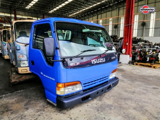 หัวเก๋ง ISUZU NPR การ์ตูน สีน้ำเงิน