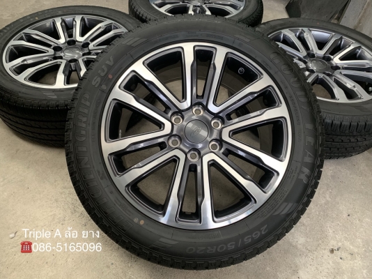ล้อแม็กป้ายแดง Ford Everest ขอบ 20 รุ่นใหม่ล่าสุด พร้อมยางใหม่ป้ายแดง 265-50-20 GoodYear รถออกปี 19 สวยกริ๊บๆ