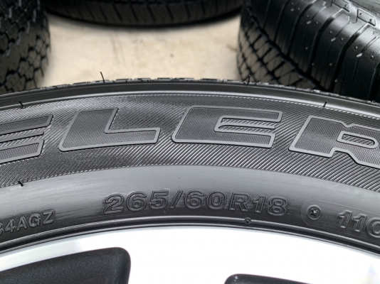 ล้อแม็กป้ายแดง Toyota New Fortuner ขอบ 18 พร้อมยางป้ายแดง 265-60-18 Bridgestone ปี 19 สวยกริ๊บๆ