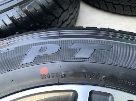 ล้อแม็กป้ายแดง Toyota New Fortuner ขอบ 18 พร้อมยางใหม่ป้ายแดง 265-60-18 Dunlop ปี 19 สวยกริ๊บๆ