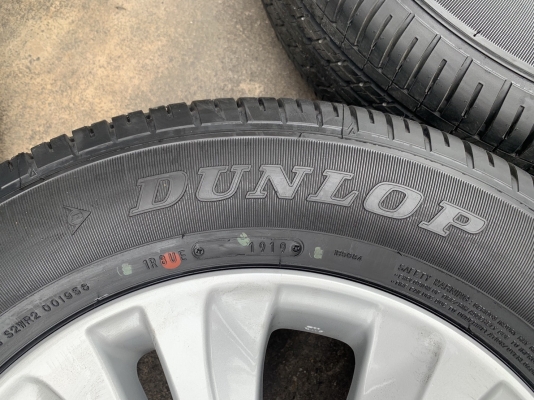 ล้อแม็กป้ายแดง Toyota Revo ขอบ 16 พร้อมยางใหม่ป้ายแดง 215-65-16  Dunlop ปี 19 ใหม่ยกศูนย์ สวยกริ๊บๆ