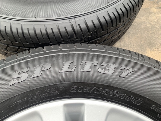 ล้อแม็กป้ายแดง Toyota Revo ขอบ 16 พร้อมยางใหม่ป้ายแดง 215-65-16  Dunlop ปี 19 ใหม่ยกศูนย์ สวยกริ๊บๆ