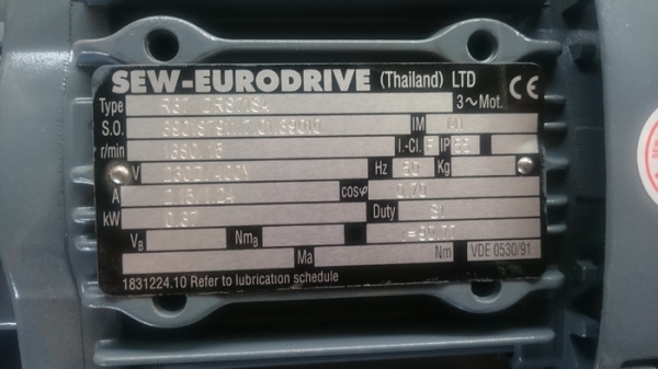 ขาย Gear Motor SEW รุ่น R37 DRS71S4 ของใหม่ ได้มาเพิ่ม ขาย Gear Motor SEW รุ่น R37 DRS71S4 ของใหม่ ได้มาเพิ่ม