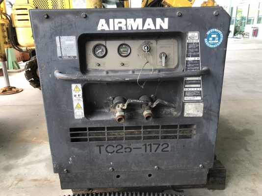 ปั้มลม สกรู AIRMAN รุ่น PDS90S นำเข้าตรงจากญีปุ่น เครื่องสวย ราคาไม่แพงครับ