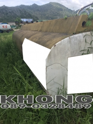 ขายด่วน ถังน้ำมันปาล์ม 16000 ลิตร สภาพสวย ยกลงจากรถแค่สีจืด พ่นสีใหม่สวยเลยพร้อมใช้งาน เพียง 135000 บาท