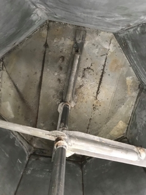 ถังสแตนเลส ทรง 6 เหลี่ยม ขนาด 6000 ลิตร