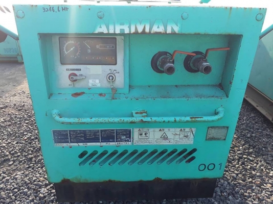 ปั้มลม AIRMAN PDS90S # 71-5A14240 0.69บาร์ มือสองญี่ปุ่น