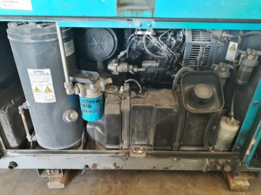 ปั้มลม AIRMAN PDS100S-5B2 # B6-5B20168 0.7บาร์ มือสองญี่ปุ่น