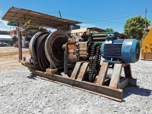 วินซ์สลิงไฟฟ้าอเมริกา INGERSOLL-RAND WINCH USA ขนาด 10000 LBS (5000 kg) สลิงโต 20 mm วินซ์สลิงไฟฟ้าอเมริกา INGERSOLL-RAND WINCH USA ขนาด 10000 LBS (5000 kg) สลิงโต 20 mm