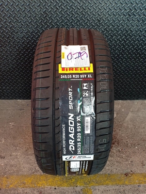 PIRELLI DRAGON SPORT 245/35R20 ยางปี19 เส้นละ 6,500 บาท PIRELLI DRAGON SPORT 245/35R20 ยางปี19 เส้นละ 6,500 บาท