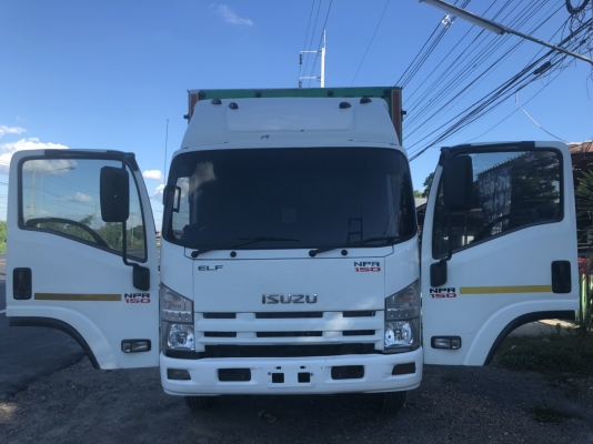 ขาย6ล้อNPR150ยูโร3จดปี53ตู้แห้งประตู10บานยาว5เมตร เพิ่มปั้มลม เบรคทิฟฟี่ เครื่อง4HG