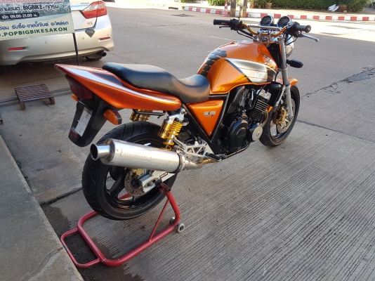 ขาย HONDA CB400 ปี97 เวอร์ชั่นS ท่อแต่งฟลู OVER ท้ายแต่งเทค1 โช๊คหลังใหม่ เครื่องดีพร้อมใช้งาน อินวอ