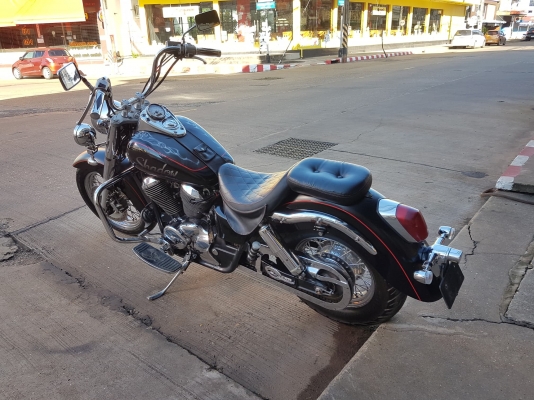 ขาย HONDA SHADOW400 CLASSIC เดิมๆ แต่งสวย ลายกราฟฟิค ไฟสปอตท์ไลท์ ท่อแต่งทรง VANCE&amp;HINES อินวอยส