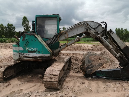 ขาย 235,000 KOMATSU pc 75uu-1 เล่มทะเบียน เครื่องดี ปั้มแรง บูมอามร์ สไลร์ เอวแน่น ช่วงล่างดี รถพร้อมใช้งาน รถอยู่ ขอนแก่น 090-772-3710 090-77-3708