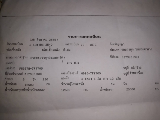 รถบรรทุกพ่วงแม่ลูก MITSUBISHI หัว FN527S เทอร์โบ220แรงม้า 12 ล้อลงเล่มแล้ว กะบะดัมพ์ หางดัมพ์3เพลา รถบรรทุกพ่วงแม่ลูก MITSUBISHI หัว FN527S เทอร์โบ220แรงม้า 12 ล้อลงเล่มแล้ว กะบะดัมพ์ หางดัมพ์3เพลา