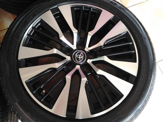 ล้อแม็ก Toyota Alphard Vellfire(ไม่แท้) ขอบ 18*8,ET42,5h114.3 พร้อมยาง Westlake 235/50R18 ผลิตปี 2017(ลงพื้น 2019 ทั้งชุด) ขายถูกๆ ทั้งชุด 19,900 NET.- / ใส่ฟรี รับเทิร์น รับบัตรเครดิตทุกธนาคาร ส่งได้ทั่วไทย
