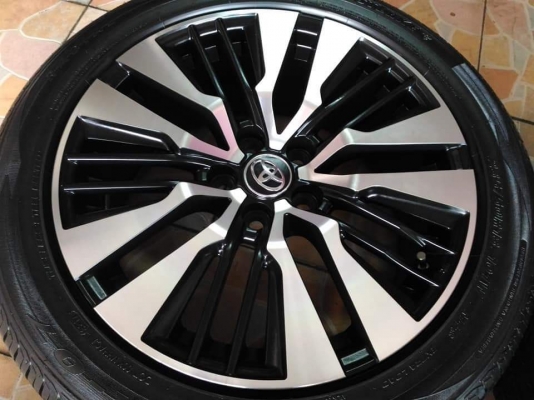 ล้อแม็ก Toyota Alphard Vellfire(ไม่แท้) ขอบ 18*8,ET42,5h114.3 พร้อมยาง Westlake 235/50R18 ผลิตปี 2017(ลงพื้น 2019 ทั้งชุด) ขายถูกๆ ทั้งชุด 19,900 NET.- / ใส่ฟรี รับเทิร์น รับบัตรเครดิตทุกธนาคาร ส่งได้ทั่วไทย