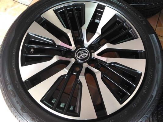 ล้อแม็ก Toyota Alphard Vellfire(ไม่แท้) ขอบ 18*8,ET42,5h114.3 พร้อมยาง Westlake 235/50R18 ผลิตปี 2017(ลงพื้น 2019 ทั้งชุด) ขายถูกๆ ทั้งชุด 19,900 NET.- / ใส่ฟรี รับเทิร์น รับบัตรเครดิตทุกธนาคาร ส่งได้ทั่วไทย