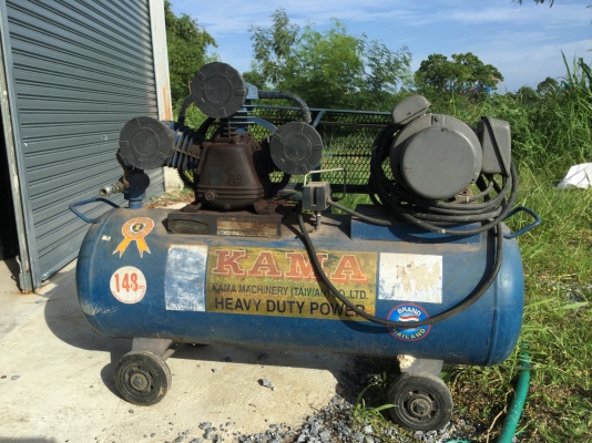 ขายปั๊มลม 148 L มอเตอร์ hitachi 2 แรง สภาพดีพร้อมใช้งานครับ