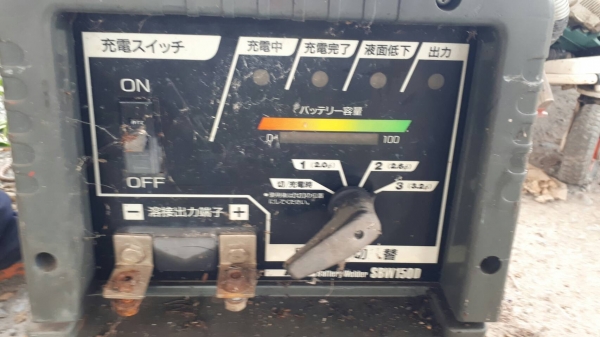 ขายตามสภาพ ตู้เชื่อม ไฟแบตเตอรี่ เก่าญี่ปุ่น SDW150D
