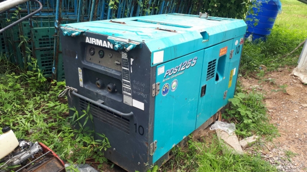 ขายตามสภาพ เครื่องปั๊มลม เครื่อง air compressor ยี่ห้อ AIRMAN PDS125S มีปั๊มคอมแอร์ ไม่มีเครื่องยนต์มา ขายตามสภาพ เครื่องปั๊มลม เครื่อง air compressor ยี่ห้อ AIRMAN PDS125S มีปั๊มคอมแอร์ ไม่มีเครื่องยนต์มา