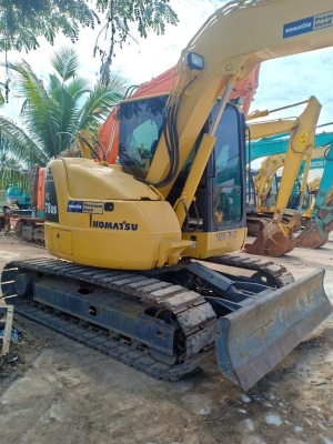 ขายจ้า..KOMATSU PC78US-8 เก่านอกแท้  มีลายแย๊ก ใช้มาน้อย โทร 089-3818694 จ๊อย