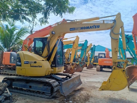 ขายจ้า..KOMATSU PC78US-8 เก่านอกแท้  มีลายแย๊ก ใช้มาน้อย โทร 089-3818694 จ๊อย