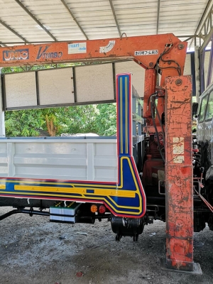 ขาย6ล้อFF17 ยาว7เมตร เครน3ตัน แอรเย้น เครื่องดี คัชชีสวย ทะเบียนพร้อม