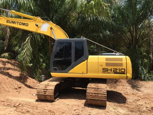 ขายรถแบคโฮ SUMITOMO SH210 ไมล์ 8500 ชม.ราคา 1650000