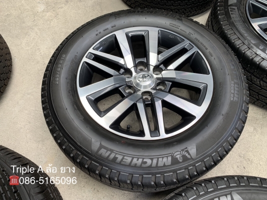 ล้อแม็ก Toyota New Fortuner ขอบ 18 พร้อมยาง 265-60-18 Michelin ปี 18 สภาพน้องๆป้ายแดง สวยๆ ล้อแม็ก Toyota New Fortuner ขอบ 18 พร้อมยาง 265-60-18 Michelin ปี 18 สภาพน้องๆป้ายแดง สวยๆ