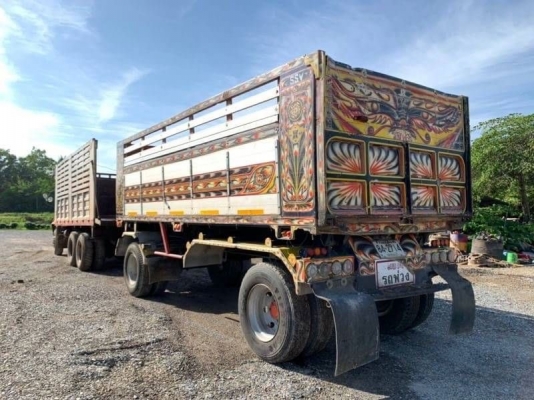 ดั้มเกษตร มาถึง อีกพ่วง 785,000 (แม่ดั้ม 2 เพลา -ลูกดั้ม 2 คาน) ISUZU ROCKY 240 แรง 2 เพลา สโลว์กลาง