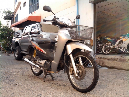 ขออนุญาติขาย  HONDA WAVE100S U-Box สีเทาดำ สตาร์ทมือและเท้า