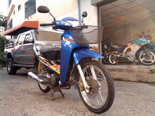 ขออนุญาติขาย  HONDA WAVE125R U-Box สีน้ำเงินดำ