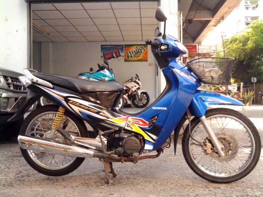 ขออนุญาติขาย  HONDA WAVE125R U-Box สีน้ำเงินดำ