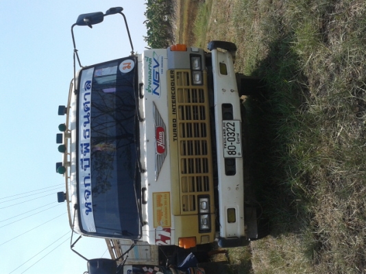 ขายรถสิบล้อหัวลาก HINO  NGV  พร้อมลูก 3 คาน  สภาพพร้อมใช้