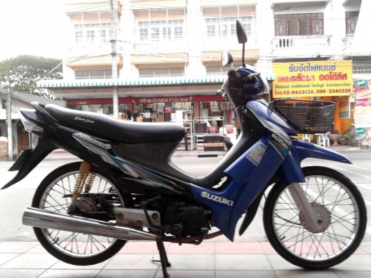 ขออนุญาติขาย Suzuki Smash 110 cc. สีน้ำเงินดำ