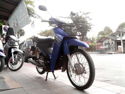 ขออนุญาติขาย Suzuki Smash 110 cc. สีน้ำเงินดำ