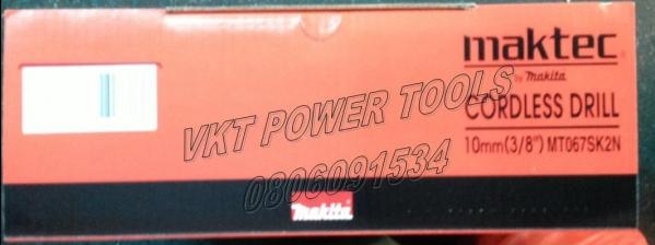 สว่านแบตเตอรี่ MAKTEC รุ่น MT067SK2  7.2V