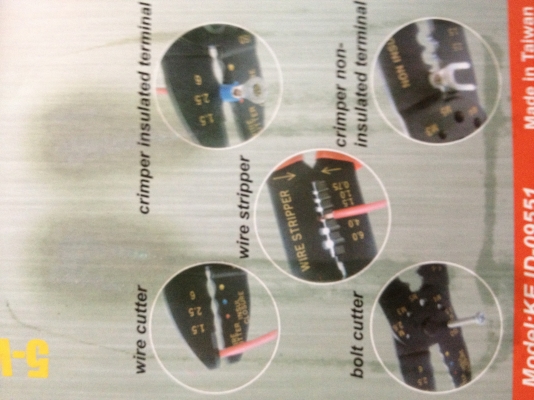 คีมย้ำสายไฟ 9.5" king eagle คีมย้ำสายไฟ 9.5" king eagle