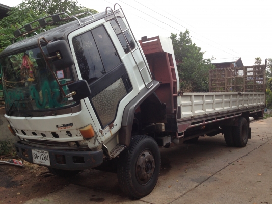 ISUZU ROCKY 175 HP 6BG1 กระบะเหล็กความยาว 7 เมตรมีหางสไลด์ไฮดรอลิกส์ครบพร้อมใช้งาน เครื่องแน่นแรงดีไม่มีเยิ้ม ภายในเก๋งคอนโซลสวยครบ แอร์เย็น พ.เพาเวอร์ ก.ไฟฟ้า ช่วงล่างใหญ่คัชซีสวย ยาง 8.25 ขอบ 16 สภาพดีพร้อมบรรทุกพร้อมใช้งาน เอกสารทะเบียนภาษีครบพร้อมโอน