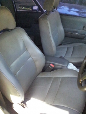 กระบะไมตี้เอ็ก 4ประตู ปี97 แท้ ตัวหน้าเต็ม  สีทูโทนบรอนซ์-เทาเข้ม ยกสูง สีสวย