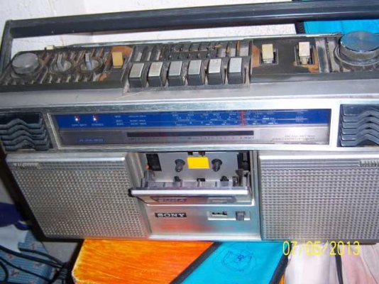 วิทยุเก่าของโซนี่