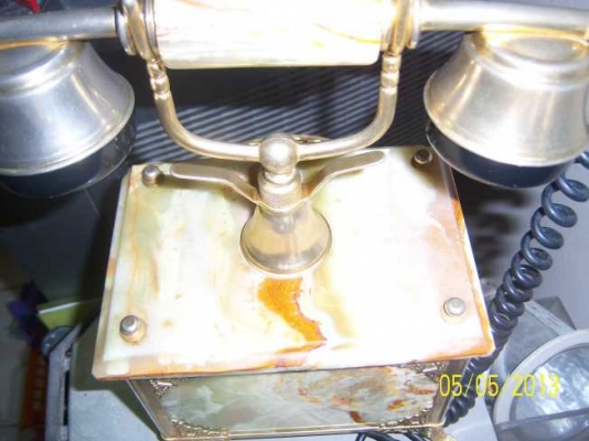 โทรศัพท์ทรงโบราณ หินอ่อนครับสวยๆ