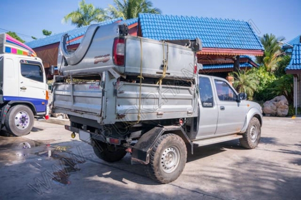 นาทีทอง***รถนิสสันฟรอนเทียร์ 105 แรงม้า ขับเคลื่อน 2 เพลา 4x4 ZD30T ติดกระบะดั๊มไฟฟ้า