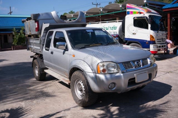 นาทีทอง***รถนิสสันฟรอนเทียร์ 105 แรงม้า ขับเคลื่อน 2 เพลา 4x4 ZD30T ติดกระบะดั๊มไฟฟ้า