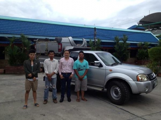 นาทีทอง***รถนิสสันฟรอนเทียร์ 105 แรงม้า ขับเคลื่อน 2 เพลา 4x4 ZD30T ติดกระบะดั๊มไฟฟ้า